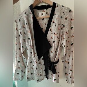 Maison Mayle 100% Silk blouse